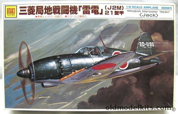 Otaki 1/48 Mitsubishi J2M3 Raiden 'Jack', OT2-9-400 plastic model kit